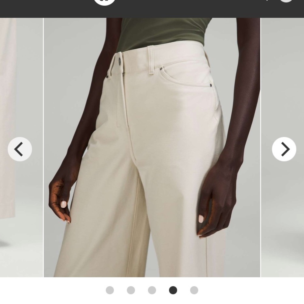 Lululemon City Sleek 5 Pocket Wide-Leg High-Rise Pant *Utilitech size 26 waist